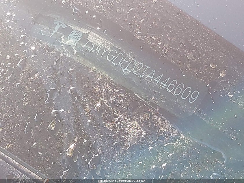 2026 Tesla Model Y Long Range Dual Motor All-Wheel Drive VIN: 7SAYGDED2TA446609 Lot: 43727611