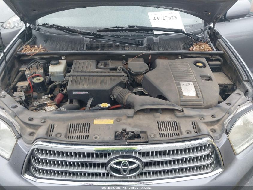 2008 Toyota Highlander Hybrid VIN: JTEEW41AX82010873 Lot: 43727625