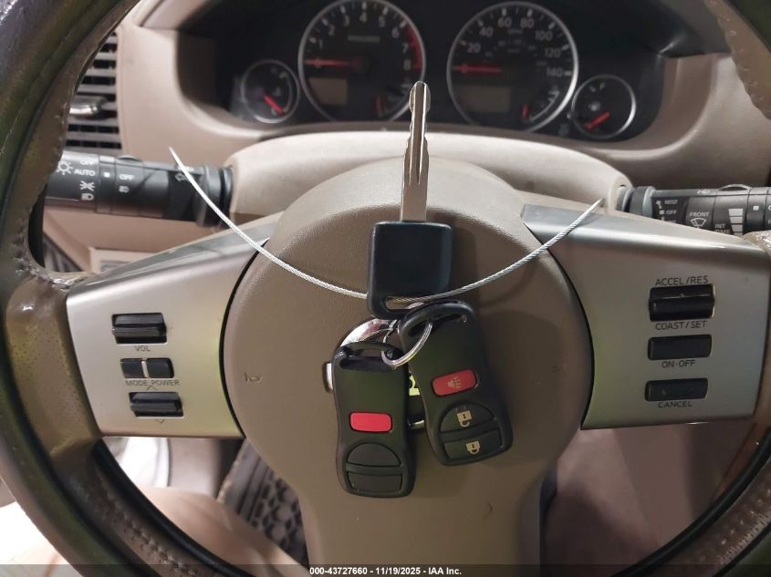 2005 Nissan Pathfinder Le VIN: 5N1AR18W95C723324 Lot: 43727660