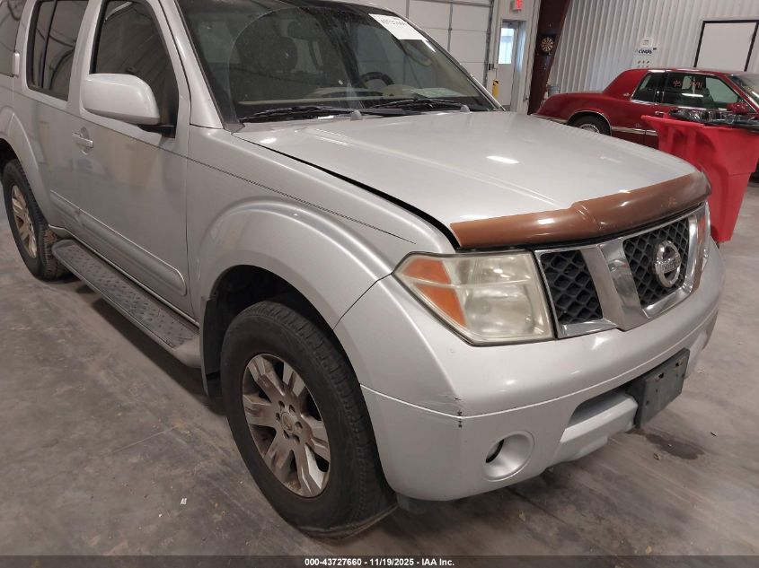 2005 Nissan Pathfinder Le VIN: 5N1AR18W95C723324 Lot: 43727660