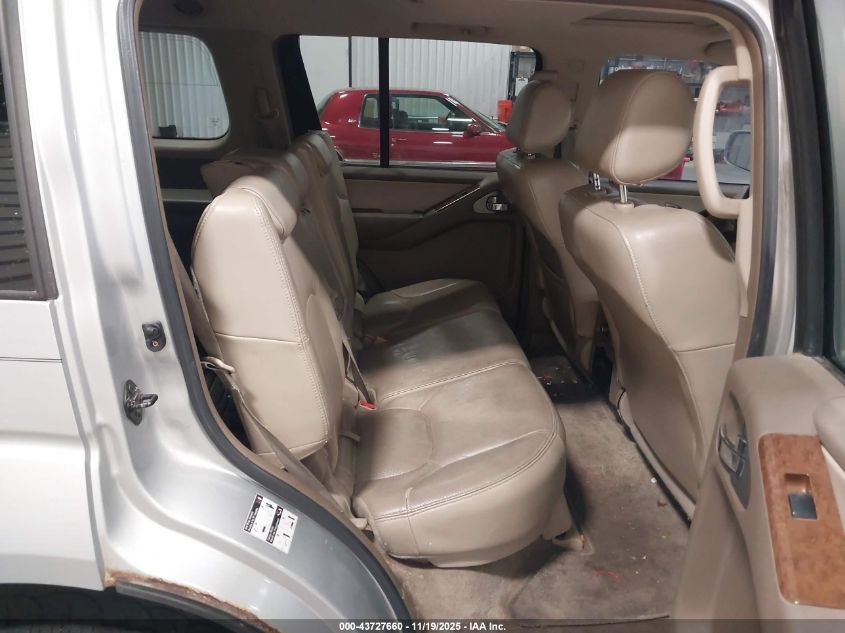 2005 Nissan Pathfinder Le VIN: 5N1AR18W95C723324 Lot: 43727660