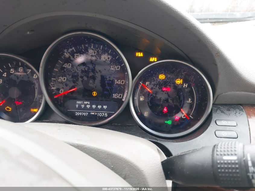 2007 Acura Rl 3.5 VIN: JH4KB16607C004142 Lot: 43727679