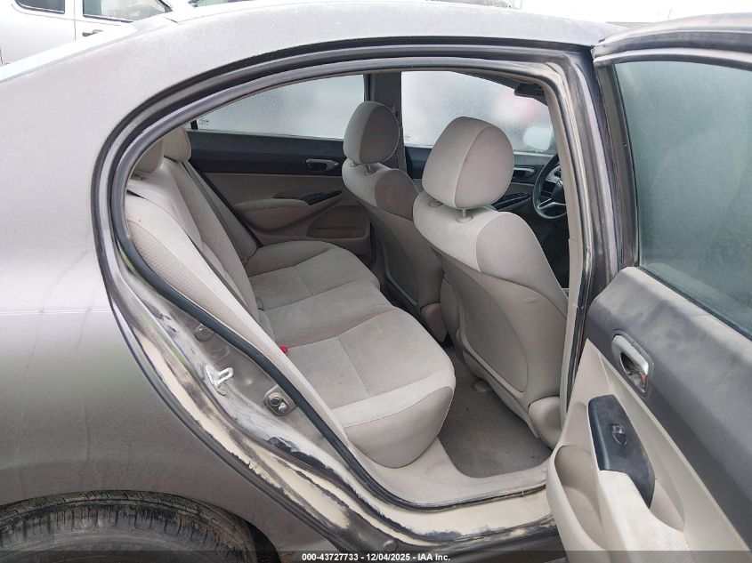 2009 Honda Civic Lx VIN: 19XFA16569E021651 Lot: 43727733