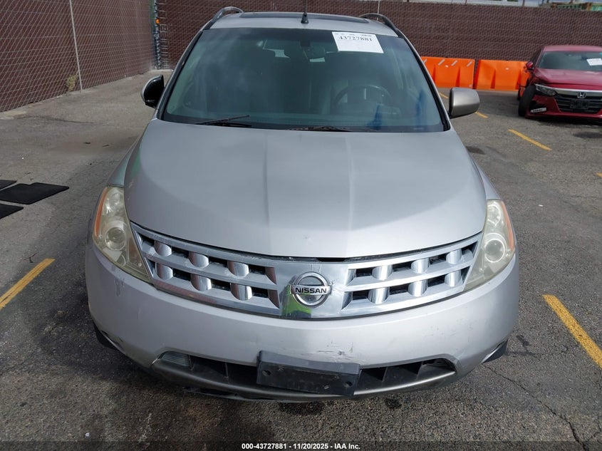 2003 Nissan Murano Sl VIN: JN8AZ08W73W220941 Lot: 43727881