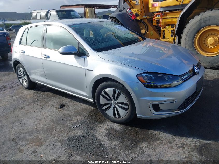 VOLKSWAGEN E-GOLF SEL PREMIUM