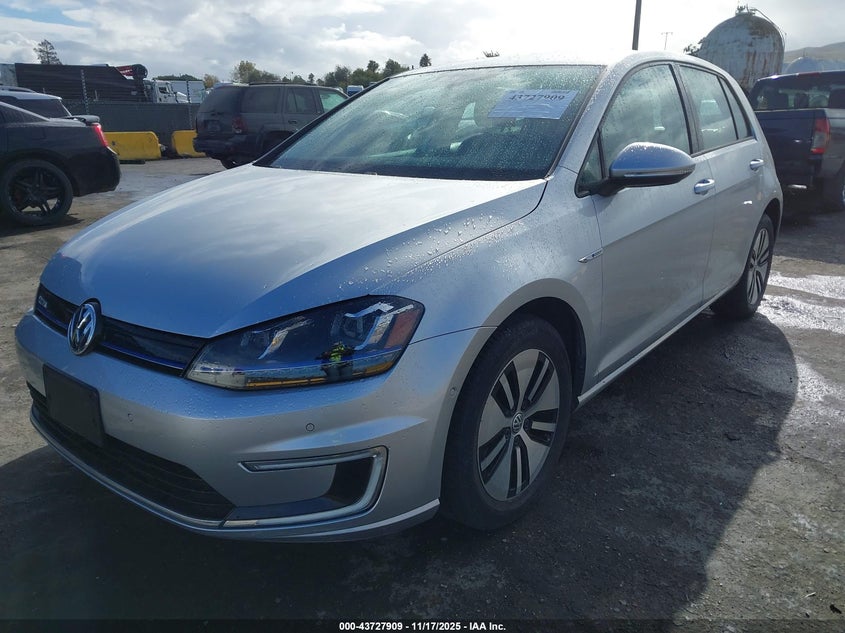 2016 Volkswagen E-Golf Sel Premium VIN: WVWPP7AU1GW912678 Lot: 43727909