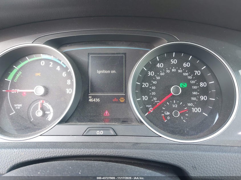 2016 Volkswagen E-Golf Sel Premium VIN: WVWPP7AU1GW912678 Lot: 43727909