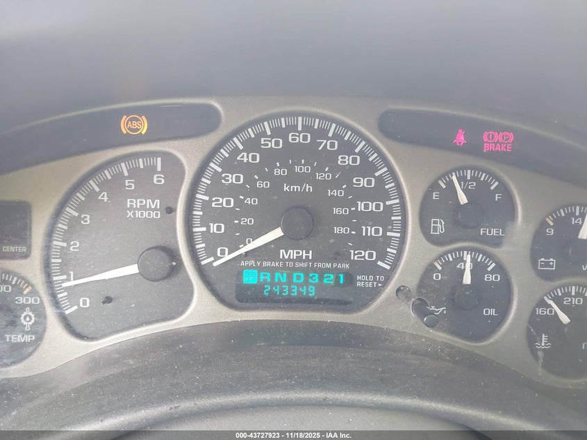 2001 GMC Yukon Xl 1500 Denali VIN: 1GKFK66U11J207918 Lot: 43727923