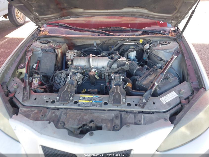 2008 Pontiac Grand Prix VIN: 2G2WP552081122861 Lot: 43728007