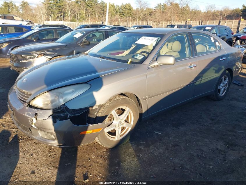 2004 Lexus Es 330 VIN: JTHBA30G745044783 Lot: 43728118