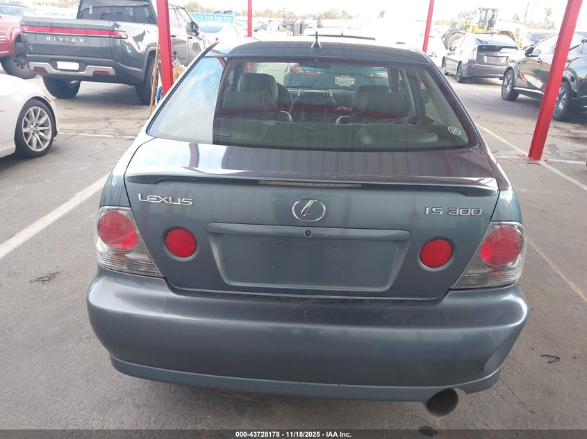 2004 Lexus Is 300 Base W/5-Speed Manual VIN: JTHBD192740082806 Lot: 43728178