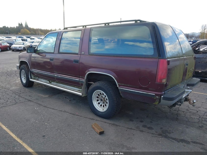 1GNFK16K2NJ308914 1992 CHEVROLET SUBURBAN photo no. 3
