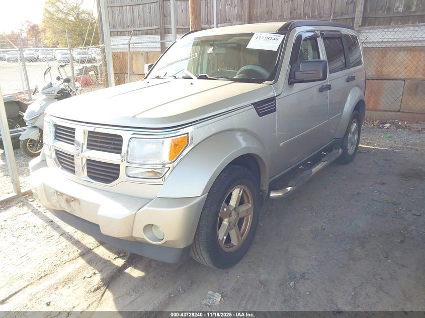1D8GT58K39W556792 2009 DODGE NITRO photo no. 2