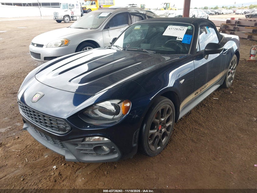2018 Fiat 124 Spider Abarth VIN: JC1NFAEK4J0138854 Lot: 43728263