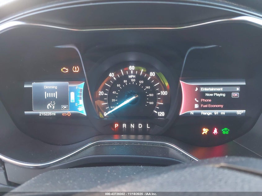 2017 Ford Fusion Hybrid Titanium VIN: 3FA6P0RUXHR233588 Lot: 43728302