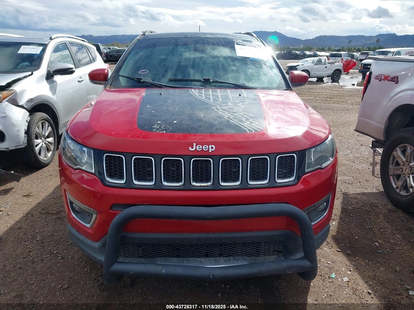 2018 Jeep Compass Limited 4X4 VIN: 3C4NJDCB1JT178589 Lot: 43728317