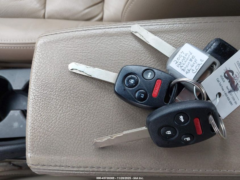 2007 Honda Accord 3.0 Ex VIN: 1HGCM66837A071930 Lot: 43728369