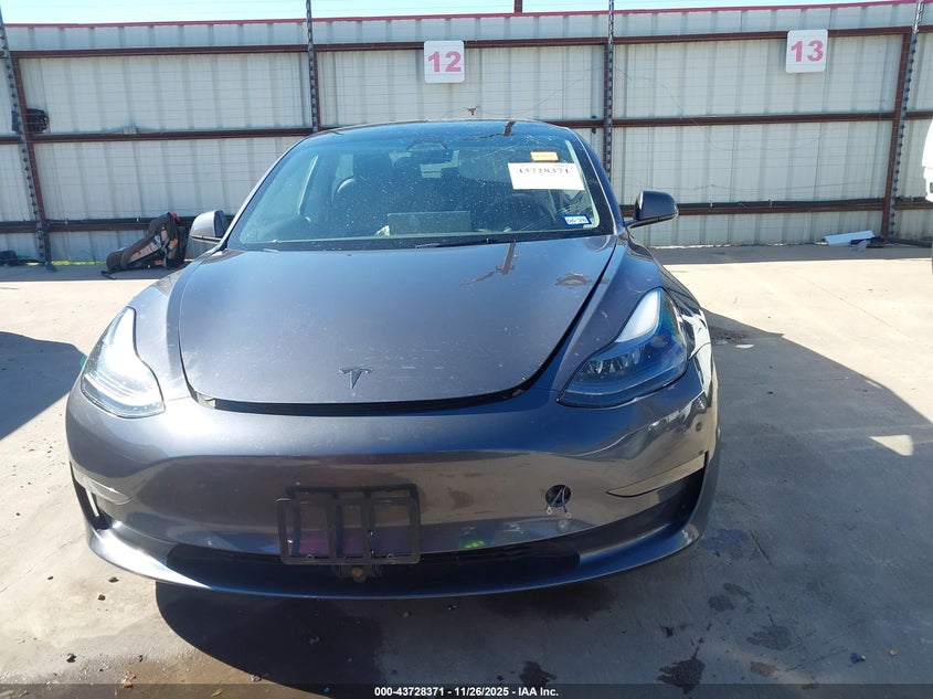 2023 Tesla Model 3 Rear-Wheel Drive VIN: 5YJ3E1EA4PF591550 Lot: 43728371