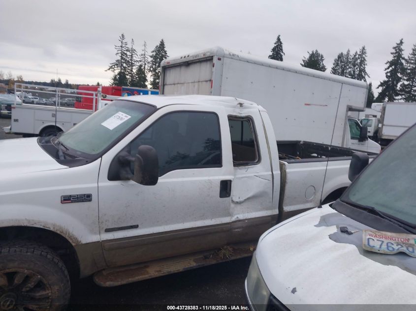 2002 Ford F-250 Lariat/Xl/Xlt VIN: 1FTNX21F72EB41864 Lot: 43728383