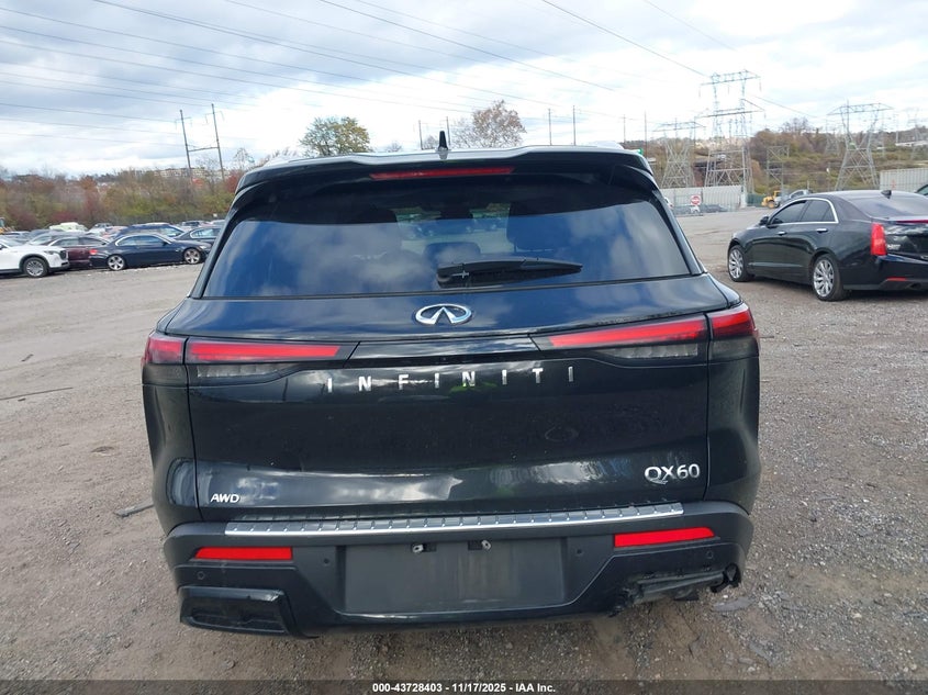 2023 Infiniti Qx60 Luxe Awd VIN: 5N1DL1FS9PC375784 Lot: 43728403