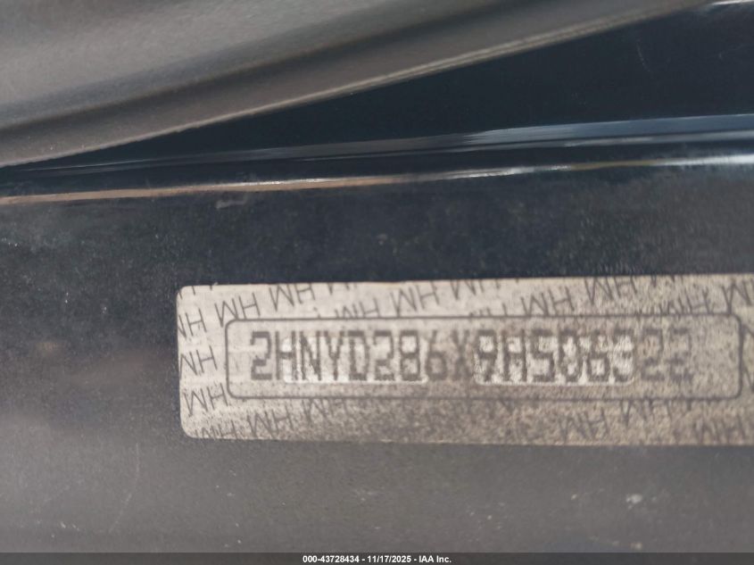 2009 Acura Mdx Technology Package VIN: 2HNYD286X9H506322 Lot: 43728434