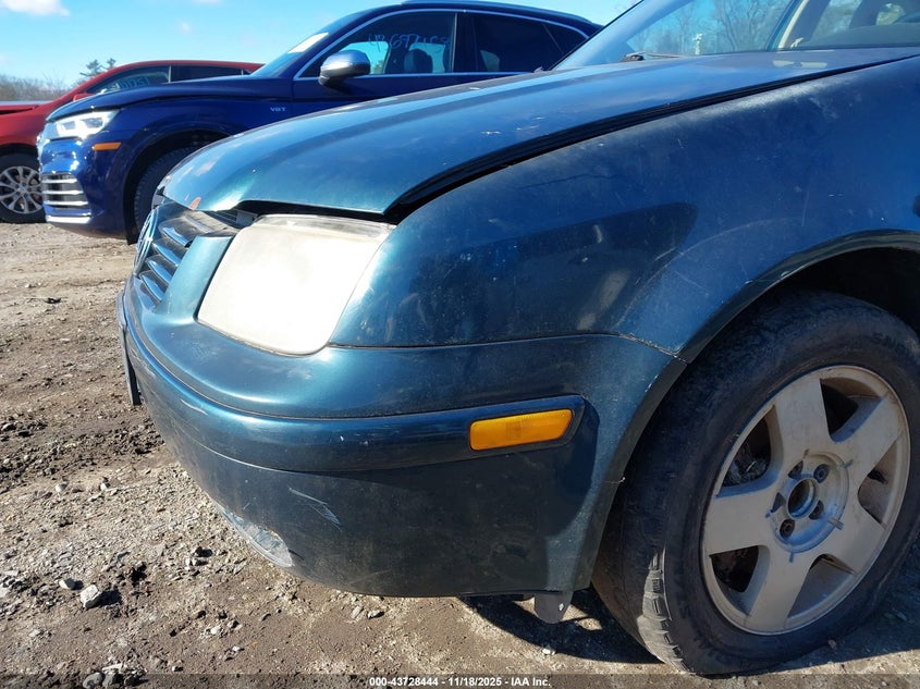 2002 Volkswagen Jetta Gls 1.8L VIN: WVWSE61J62W211403 Lot: 43728444