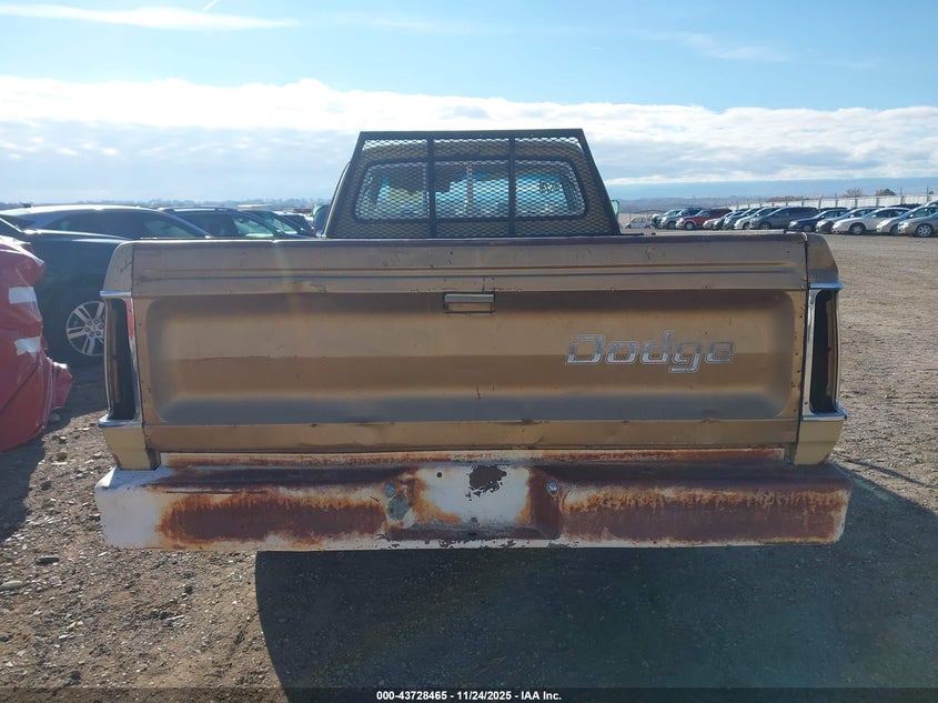 1975 Dodge D150 VIN: D27BF5S006546 Lot: 43728465