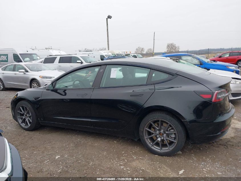 2021 Tesla Model 3 Standard Range Plus Rear-Wheel Drive VIN: 5YJ3E1EA0MF854452 Lot: 43728469