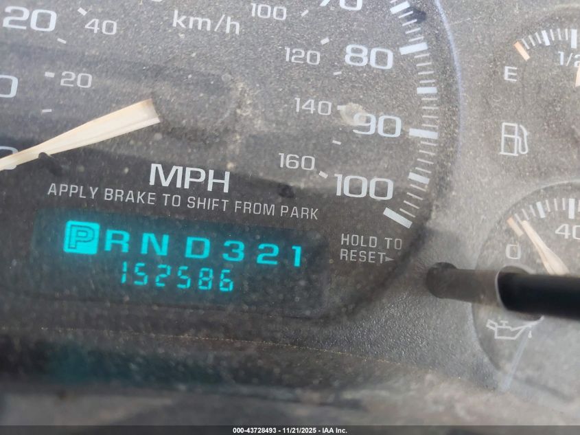 2002 Chevrolet Silverado 2500Hd Ls VIN: 1GCHC23U32F197573 Lot: 43728493