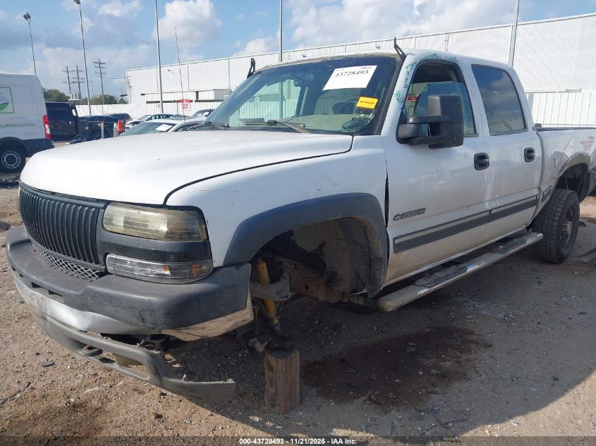 2002 Chevrolet Silverado 2500Hd Ls VIN: 1GCHC23U32F197573 Lot: 43728493
