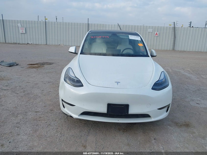 2023 Tesla Model Y Awd/Long Range Dual Motor All-Wheel Drive VIN: 7SAYGDEE9PF627790 Lot: 43728499