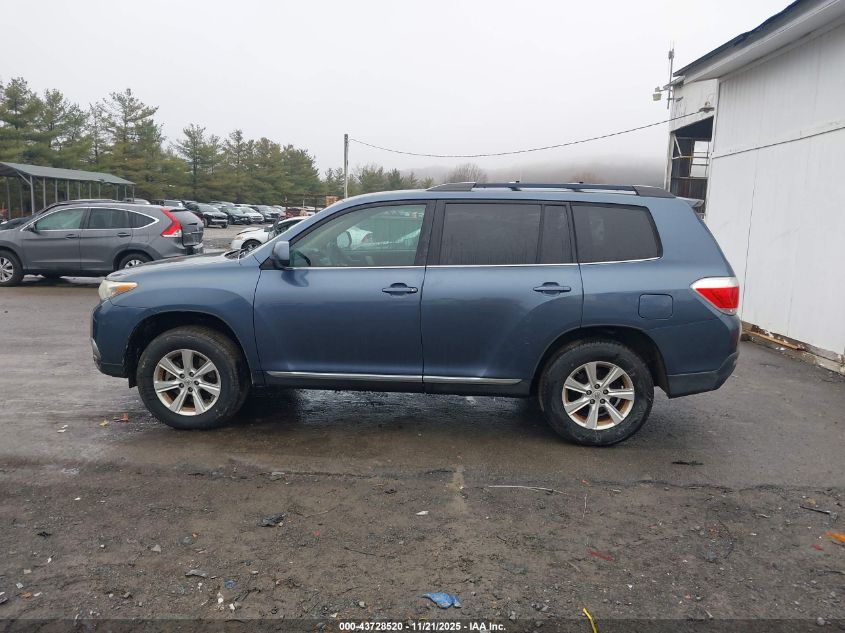 2011 Toyota Highlander Base V6 VIN: 5TDBK3EH2BS045296 Lot: 43728520