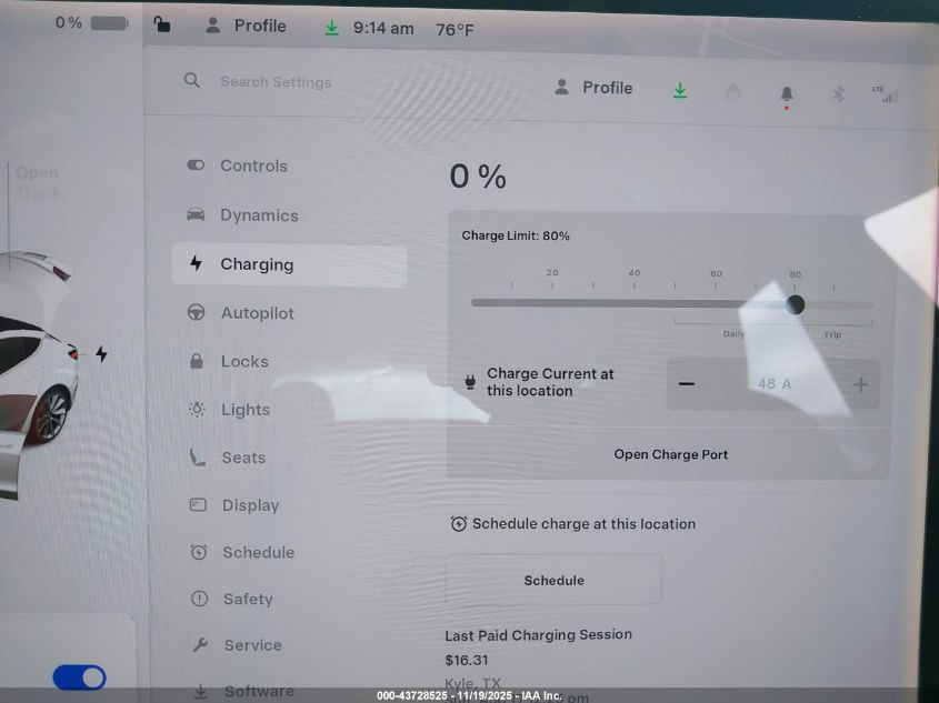 2020 Tesla Model 3 Long Range Dual Motor All-Wheel Drive VIN: 5YJ3E1EBXLF795532 Lot: 43728525