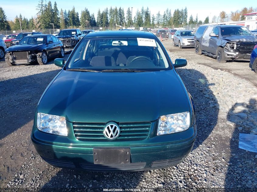 2001 Volkswagen Jetta Gls 1.8L Turbo VIN: 3VWSC29M61M004082 Lot: 43728554