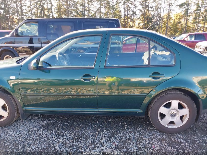 2001 Volkswagen Jetta Gls 1.8L Turbo VIN: 3VWSC29M61M004082 Lot: 43728554