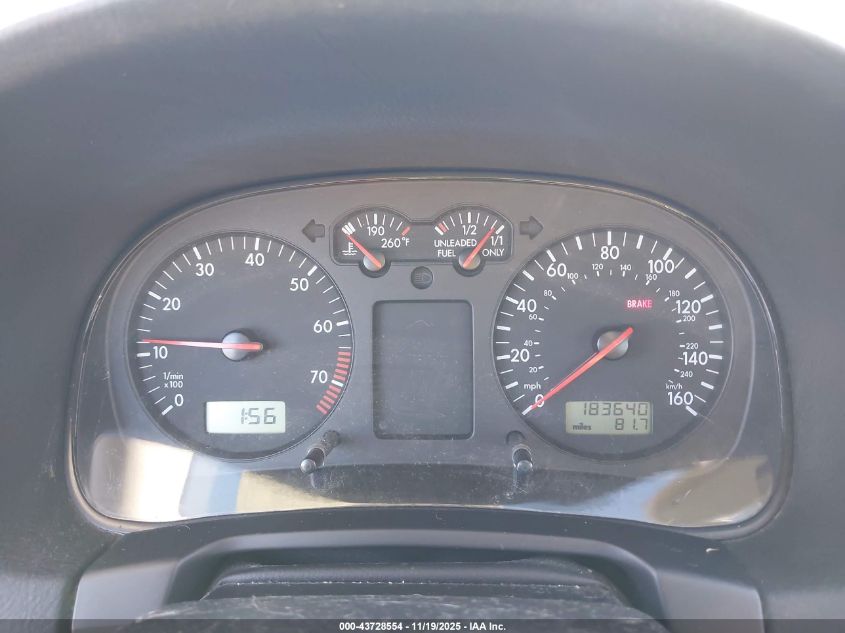 2001 Volkswagen Jetta Gls 1.8L Turbo VIN: 3VWSC29M61M004082 Lot: 43728554