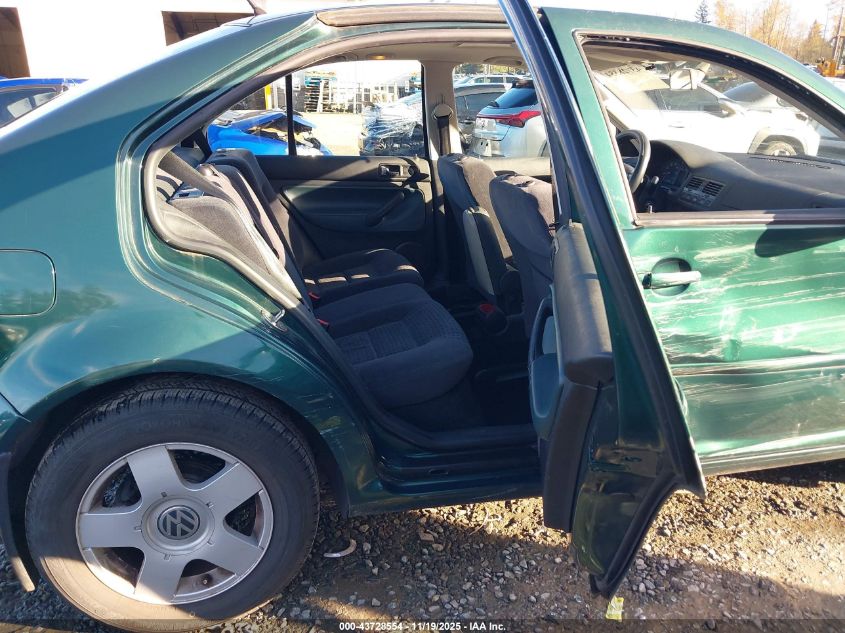 2001 Volkswagen Jetta Gls 1.8L Turbo VIN: 3VWSC29M61M004082 Lot: 43728554