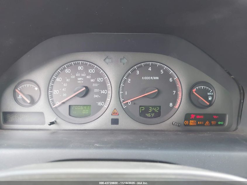 2003 Volvo Xc70 2.5T VIN: YV1SZ59HX31101513 Lot: 43728600