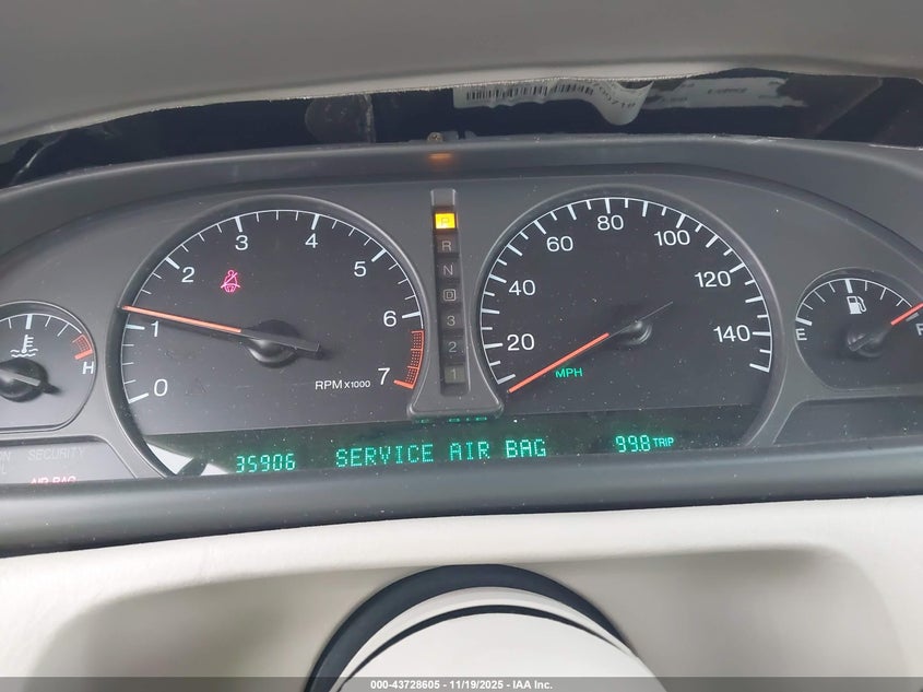 2001 Cadillac Eldorado Etc VIN: 1G6ET12951B101168 Lot: 43728605