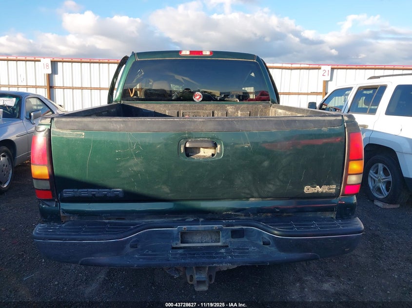 2006 GMC Sierra 1500 Sle2 VIN: 2GTEK13T061240318 Lot: 43728627
