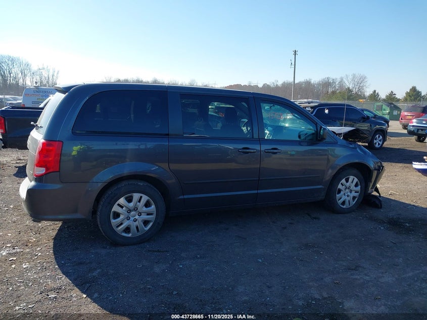 2017 Dodge Grand Caravan Se VIN: 2C4RDGBG5HR746833 Lot: 43728665