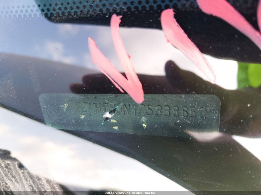 2007 Ford Mustang V6 Deluxe/V6 Premium VIN: 1ZVHT80N175338652 Lot: 43728692