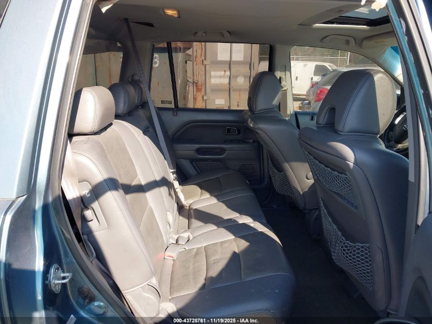 2007 Honda Pilot Ex-L VIN: 5FNYF28597B026976 Lot: 43728761