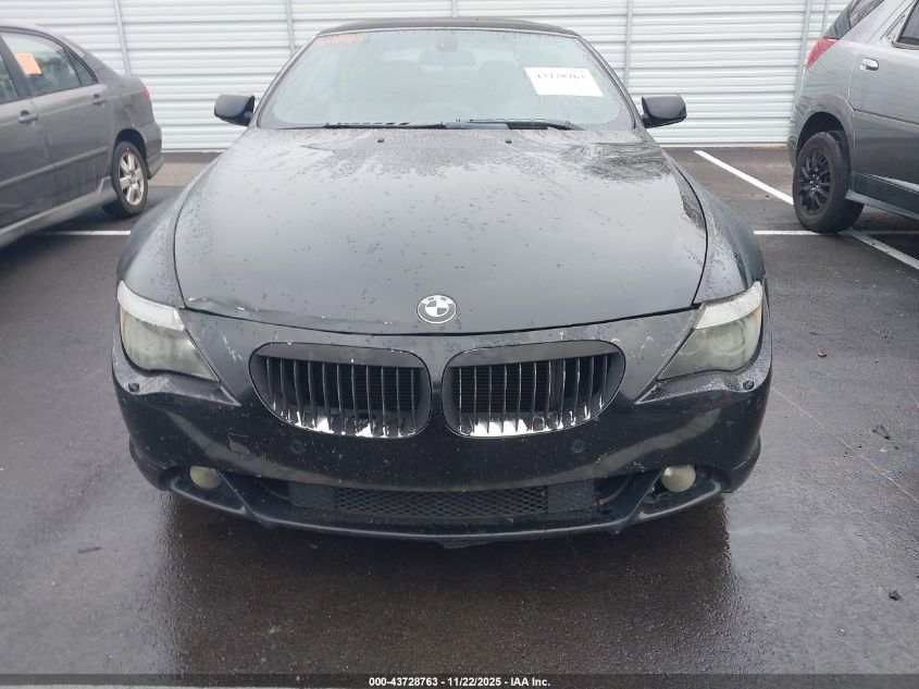 2004 BMW 645Ci VIN: WBAEK734X4B321297 Lot: 43728763