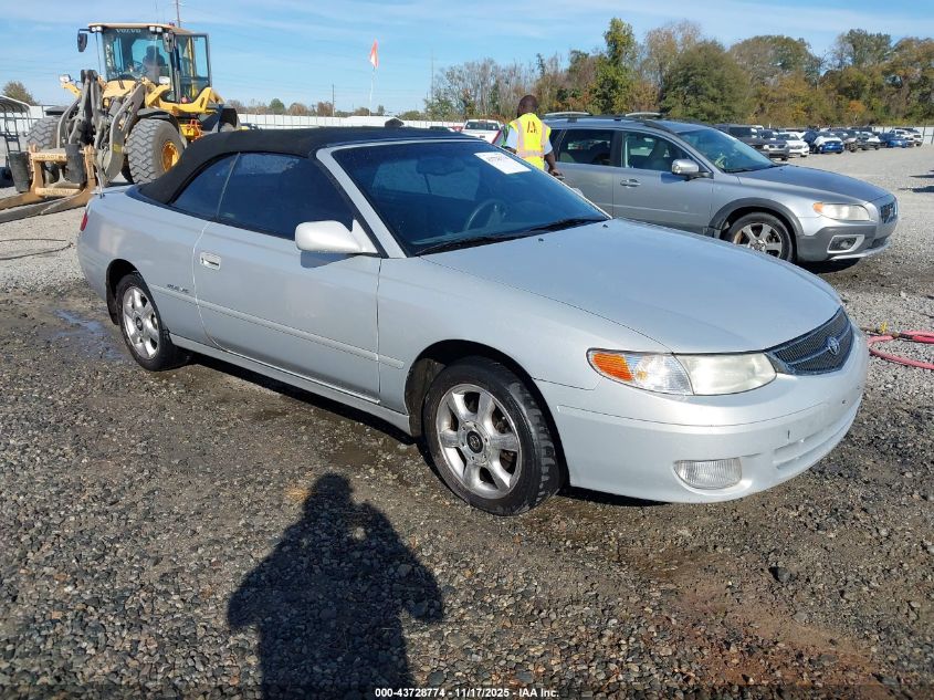 2001 Toyota Camry Solara Sle V6