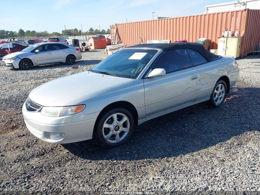 2T1FF22P31C430613 2001 TOYOTA CAMRY SOLARA photo no. 2