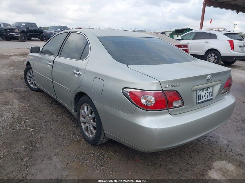 JTHBA30G345029746 2004 LEXUS ES photo no. 3