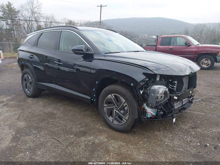 KM8JBDD18SU379006 2025 Hyundai Tucson Hybrid Blue auction photo 1