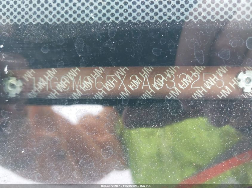 2003 Honda Accord 3.0 Ex VIN: 1HGCM665X3A033255 Lot: 43728947