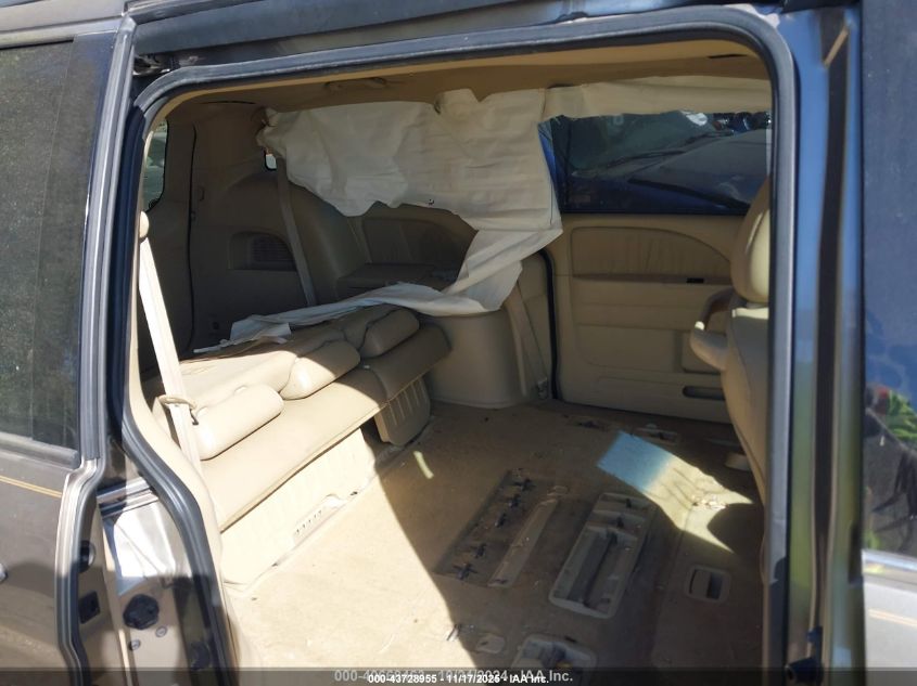 2009 Honda Odyssey Ex-L VIN: 5FNRL38769B015876 Lot: 43728955